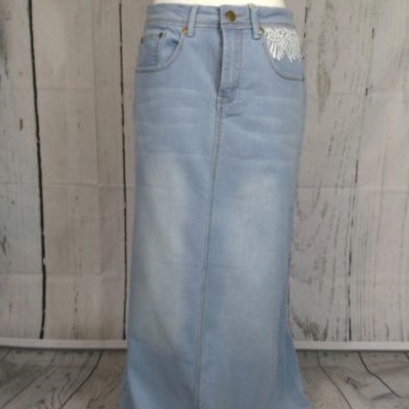 jean skirt outlet